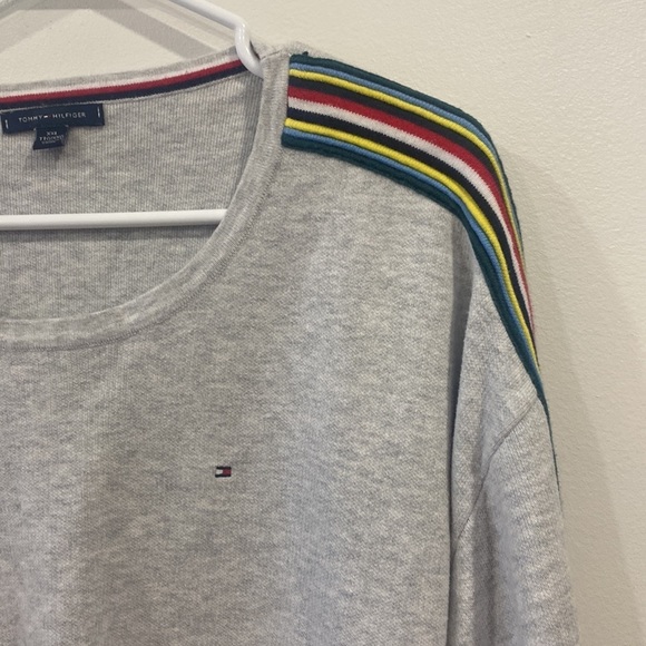 Tommy Hilfiger Striped Sleeve Sweater - Picture 2 of 10